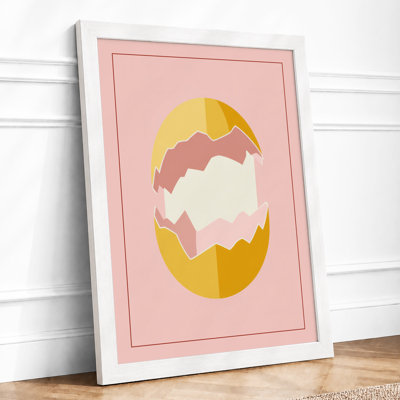 Cracked Egg Form Minimalist - Print