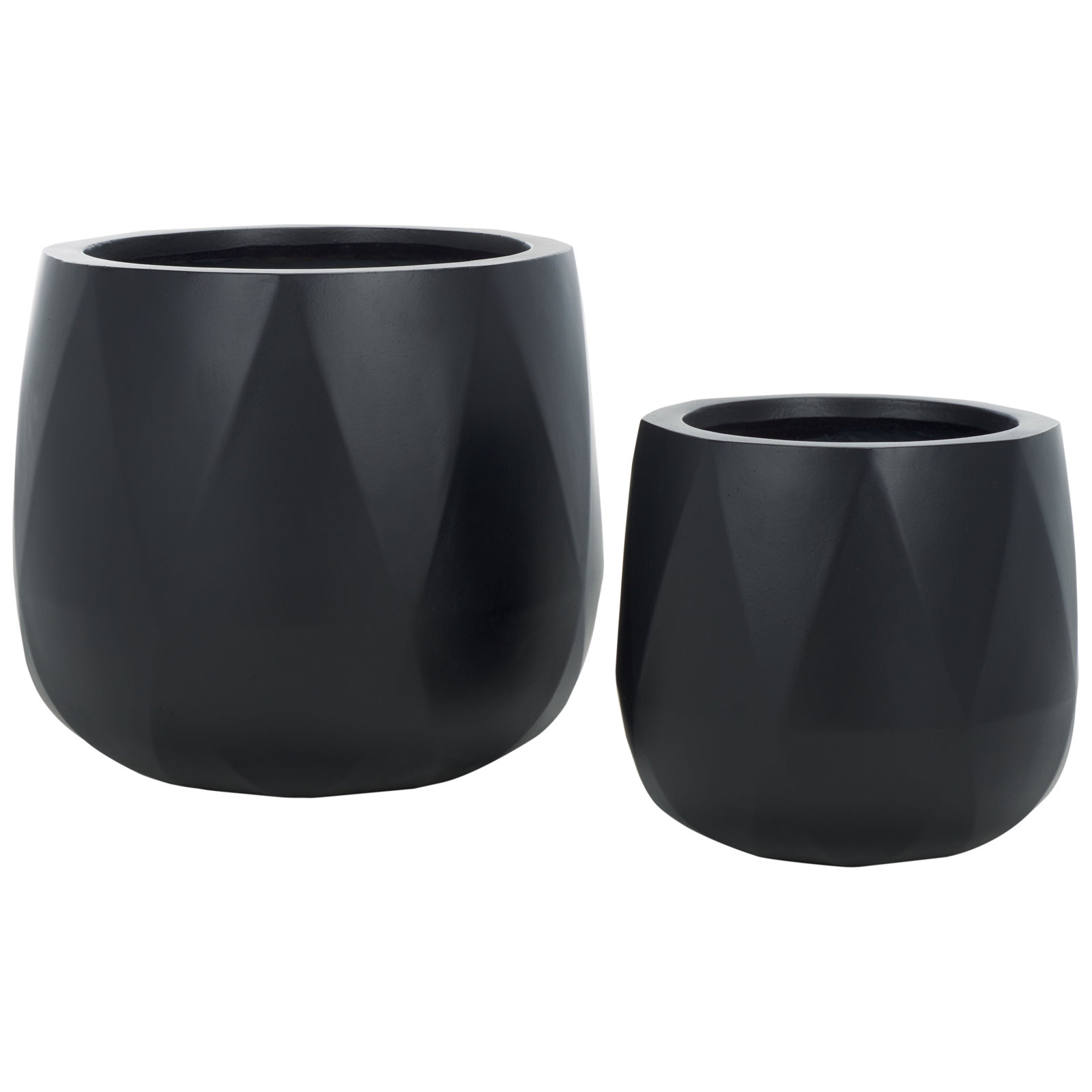 Yunque Pot Planter, Black