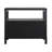 2-Drawer Wood Nightstand, Black-96920355