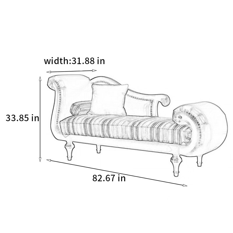Fauteuil rétro léger et luxueux, Orienté à gauche (vu de face)