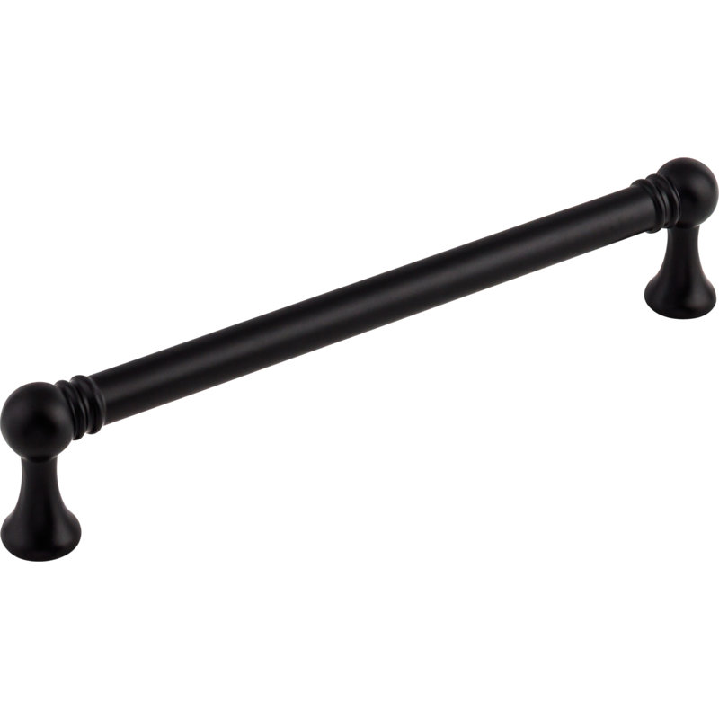 Kara Bar pull, Flat Black, 6 5/16"