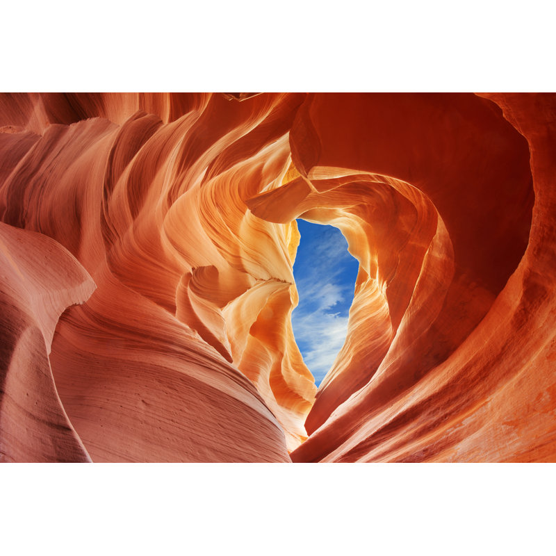 Color Shades Inside The Antelope Canyon by ClaudioVentrella - Wrapped Canvas Print, 81cm H x 122cm W x 3.8cm D