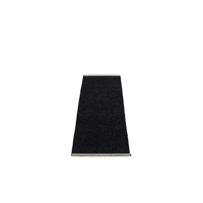 Rug MONO Black 2 x 2.75 ft, Runner 2' x 5'