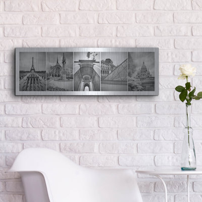 Paris Montage' by Monte Nagler, Metal Wall Art