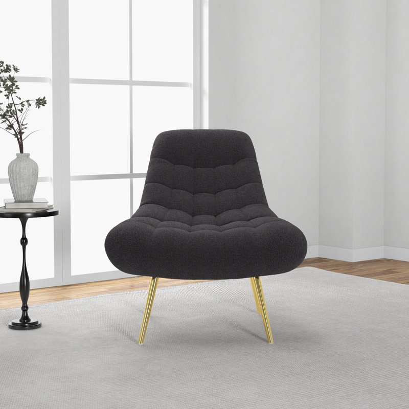 Chaise d'appoint Elizabeth-Grace, Gris