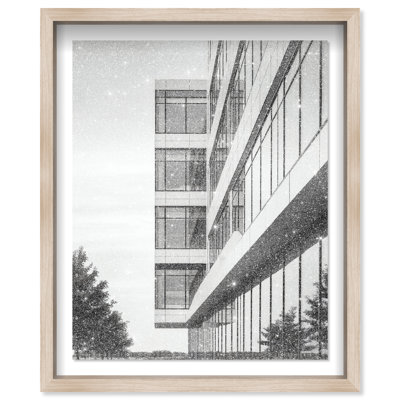 Glass Labyrinth II Framed Graphic Art