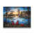 Toile avec cadre flottant brun