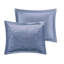 Grand édredon en velours bleu pervenche - Literie de luxe et coussin décoratif lavables à la machine pour un rembourrage luxueux-121168244-121168250