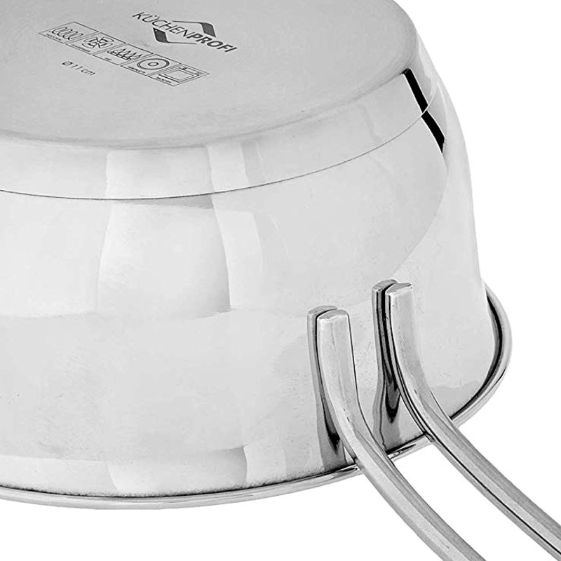 Casserole avec casserole en acier inoxydable Küchenprofi, 1,4 pte