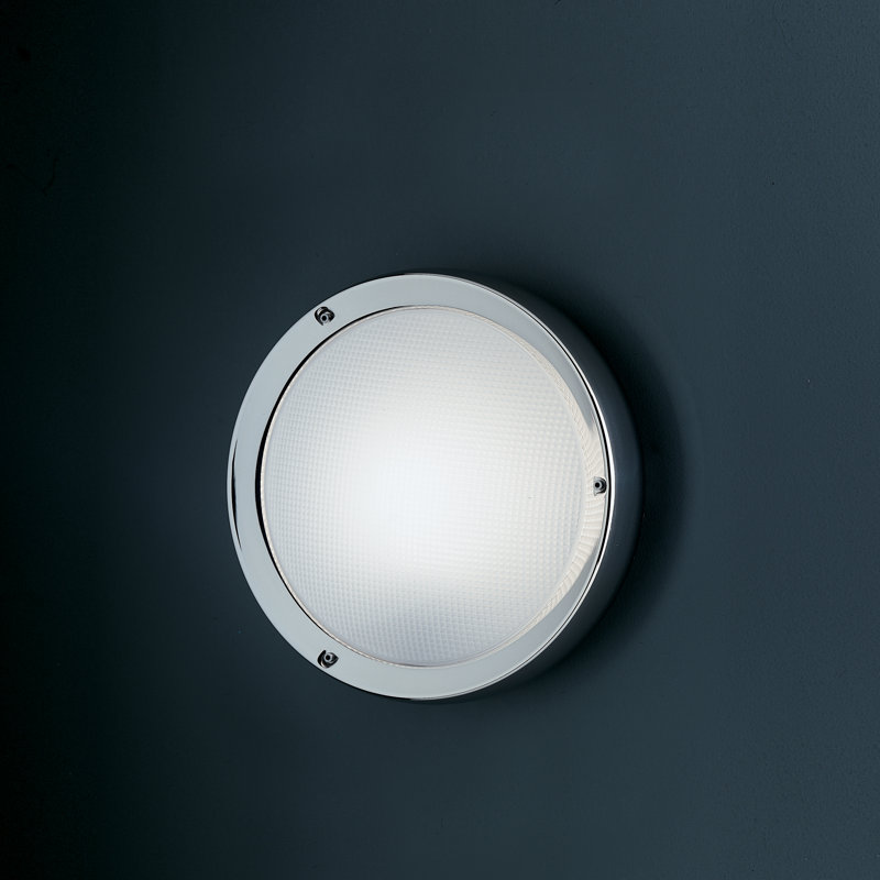Niki LED Wall/Ceiling Light by Ernesto Gismondi, Polished Aluminum