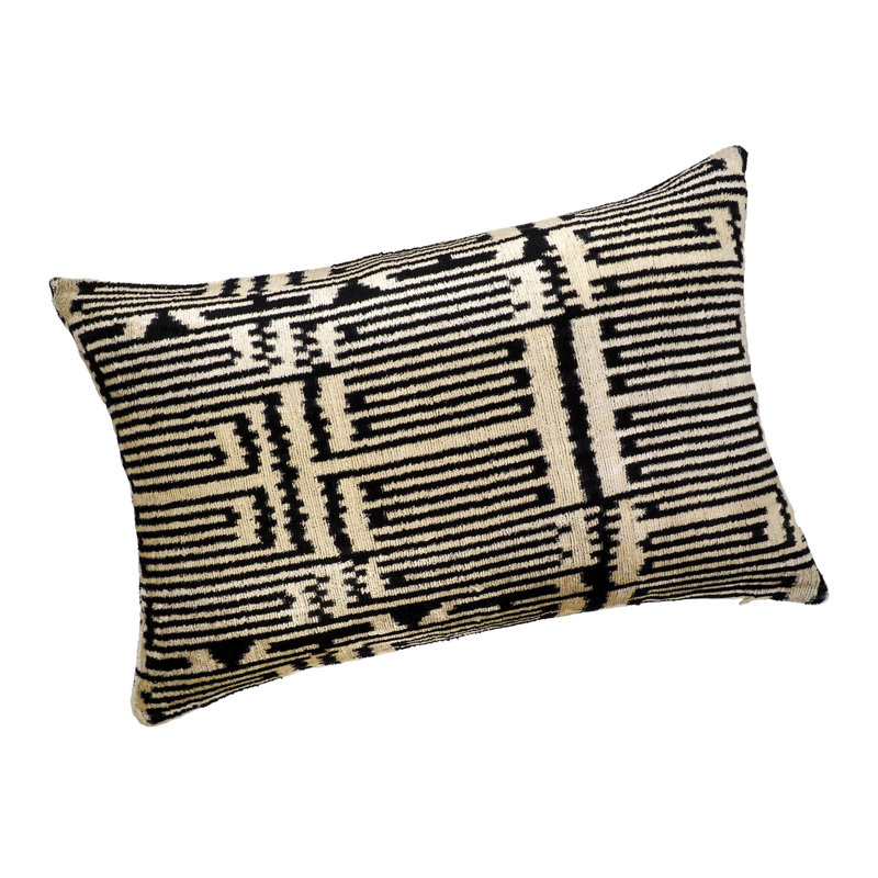 Ikat Silk Pillow Cover
