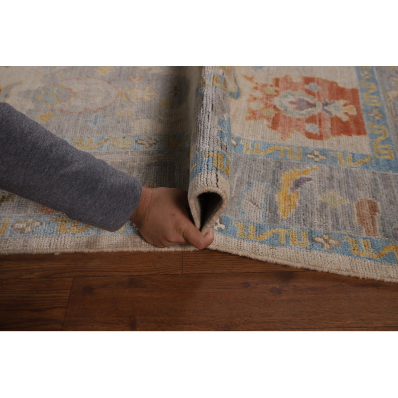 Vegetable Dye Oushak Oriental Rug 5x7