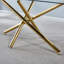 Table de salle à manger rectangulaire en verre trempé avec base en acier inoxydable, design d'intérieur de salle à manger moderne, pour 6 personnes