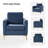 Cedarpoint Upholstered Velvet Tufted Club Chair-248684853