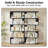 6-Tier Geometric Bookcase with Lighting-1365734062