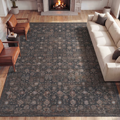 Tapis lavable à la machine Petunia