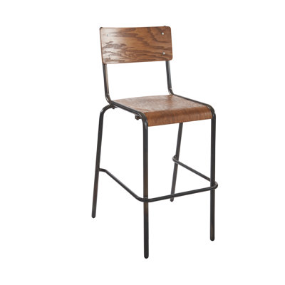 Counter Stool with Metal Frame