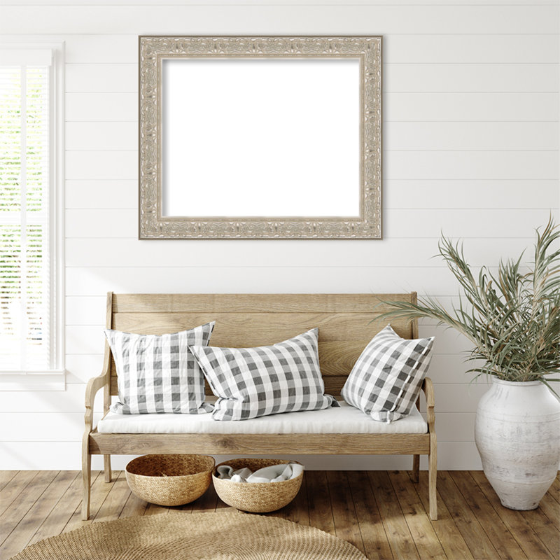 Tableau magnétique effaçable à sec Luxe Argent, H 31 po x l 37 po