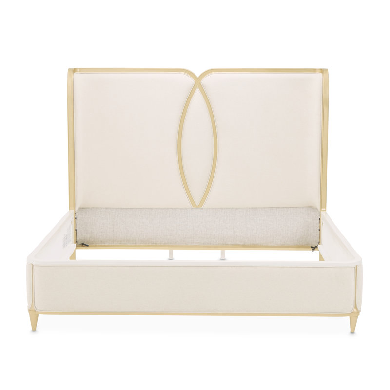 Scotts Square Bed - Light Champagne, King