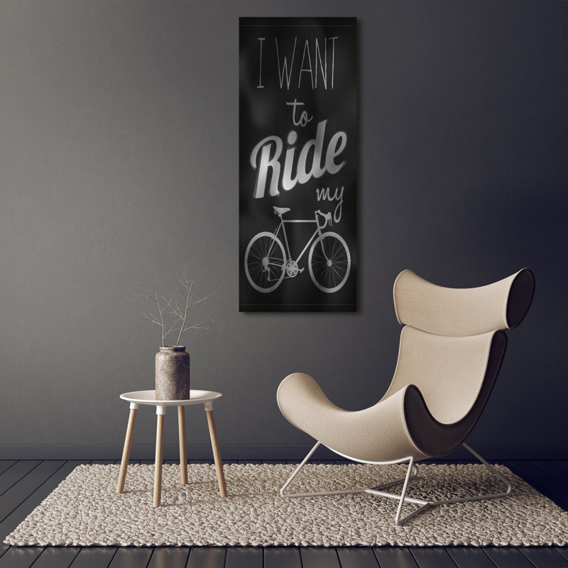 Want To Ride - Wrapped Canvas Print
