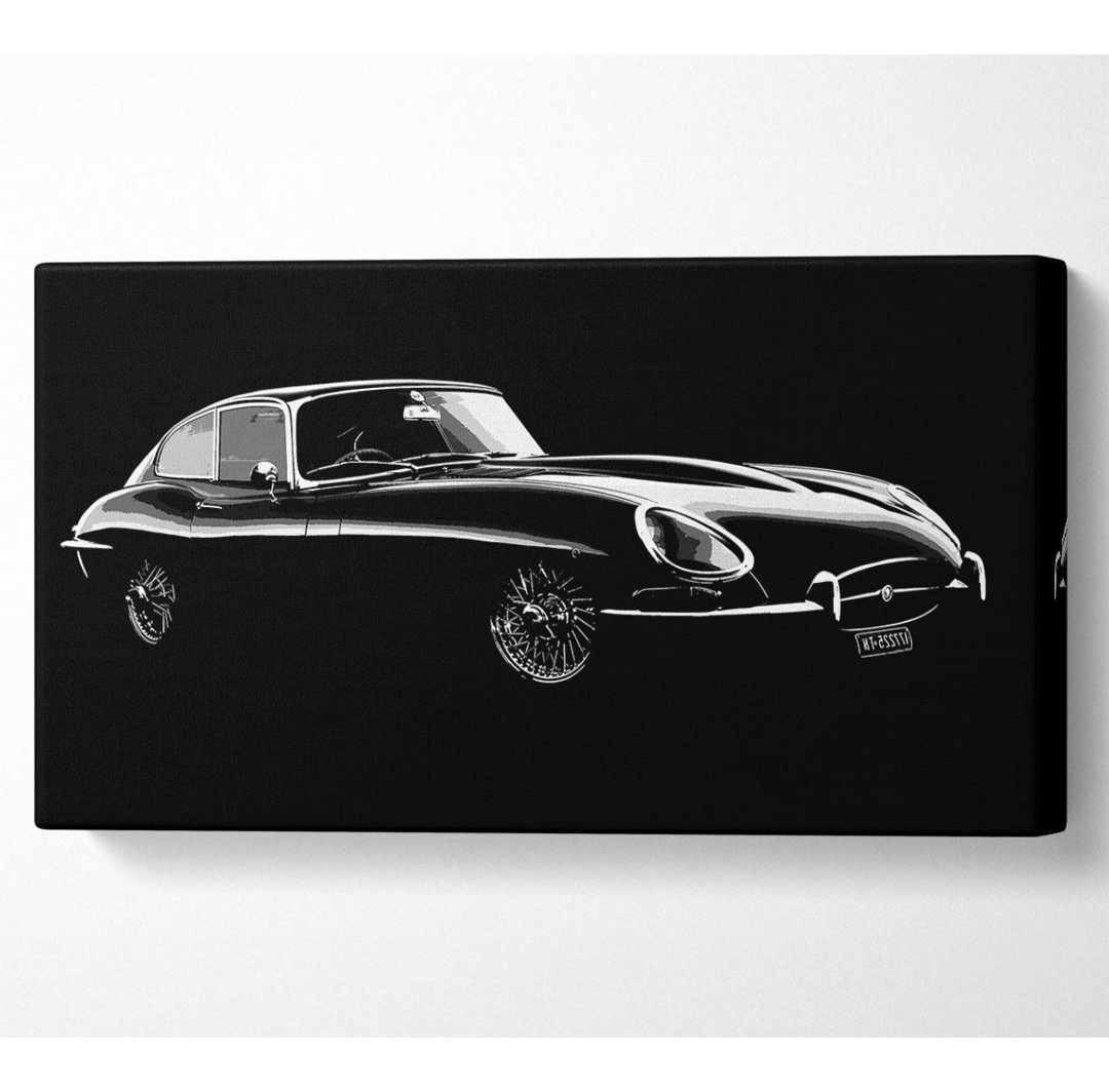 Amaaima E-Type Jaguar - Kunstdrucke auf Leinwand