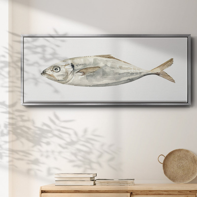 Poisson argenté I, Argent, H 8 po x l 20 po x P 1,5 po