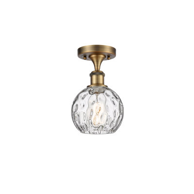 Plafonnier semi-encastré 1 lumière 8 po Cindi