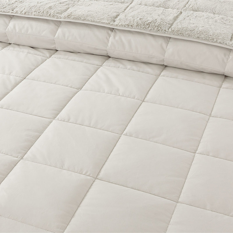 Plain Weave / Muslin Throw Blanket, Twin, Cream