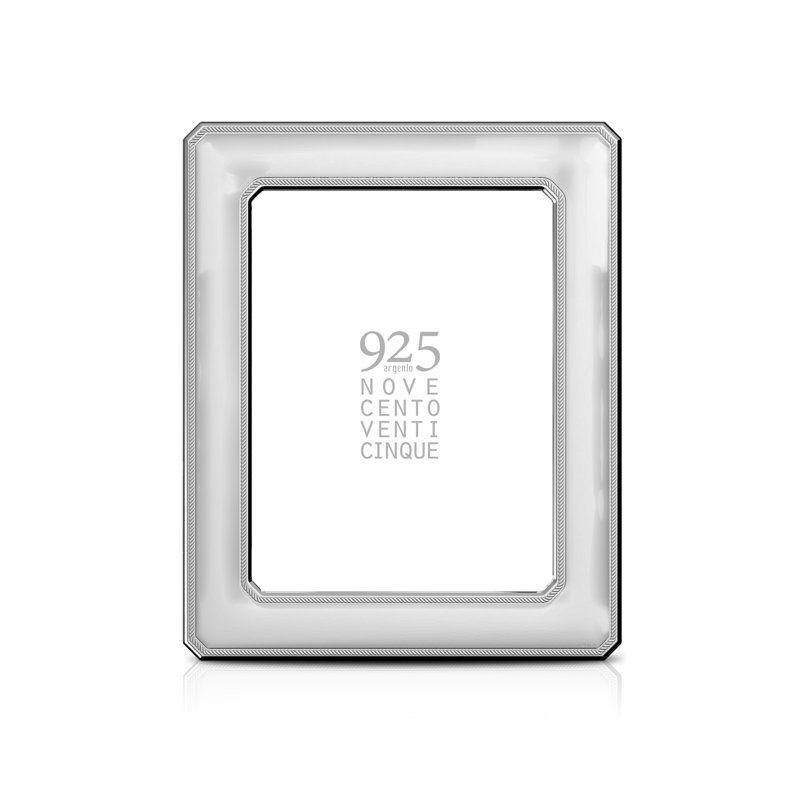 Silver Silver 925 Silver Plated Picture Frame, 20 x 25 cm