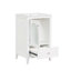 Meuble-lavabo de 20 po avec lavabo, armoire de salle de bain avec porte en verre à fermeture douce, tiroir-593011305