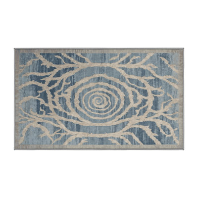 Machine Washable Gray Area Rug