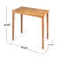 Table de bar d'extérieur en bois d'acacia minimaliste-1129194140
