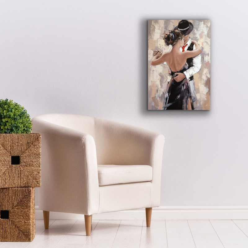 «Tango» par Alexander Gunin, art mural sur toile, H 26 po x l 18 po x P 1,25 po