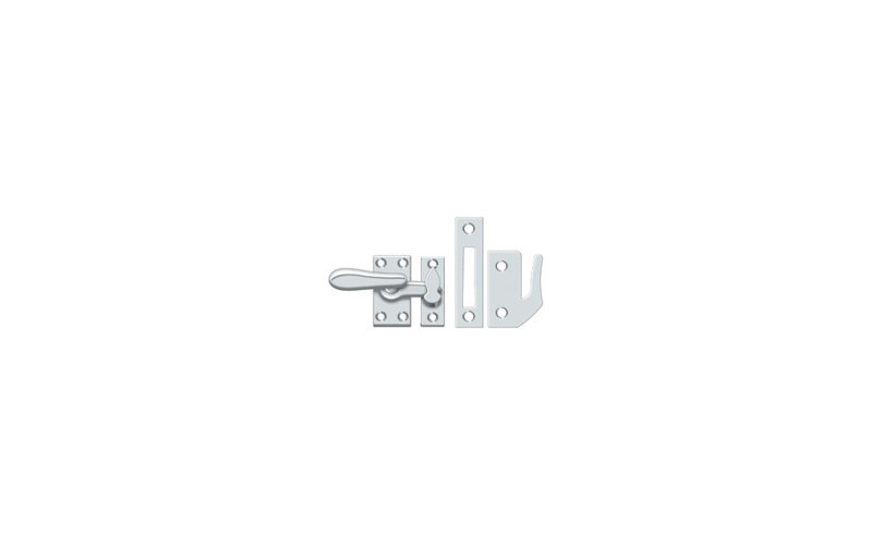 Hardware, 2" H x 1.9 W x 2" D, Polished Chrome