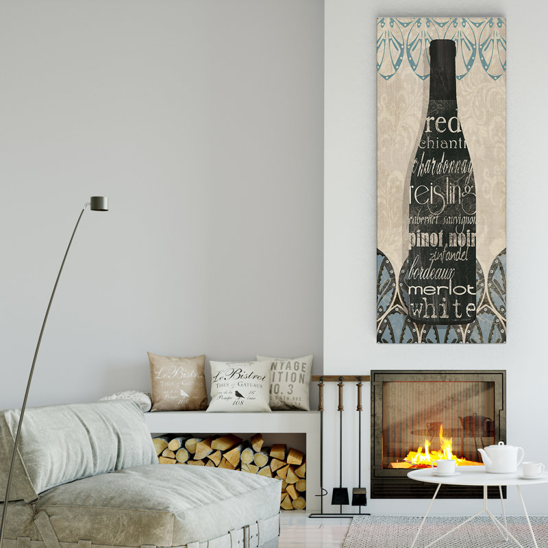 Art textuel sur toile tendue, H 20 po x l 50 po x P 1,5 po