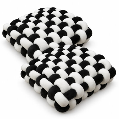 Knot Pillow 2 Pack – Decorative Cushions for Couch, Sofa, and Bed, Soft and Cozy Throw Pillows