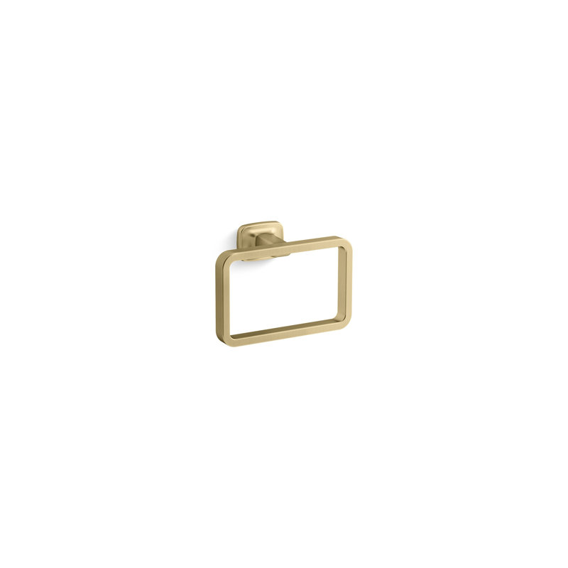 Per Se® Towel Ring, Brushed French Gold