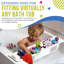 Yeles Bath Tray Extendable Bath Caddy Tray for Bathtub Adjustable Tray Over Tub Bathroom Accessories