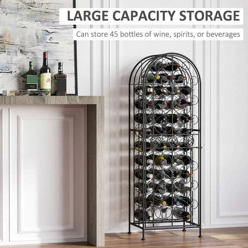 Rack Wrought Iron Wine Rack