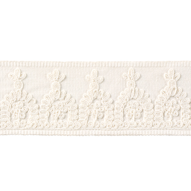 Noelia Cotton Blend Fabric, White