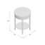 Table de bout avec rangement Carbin-1760992347
