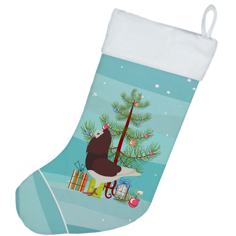 Chaussette de noël capuchin pigeon