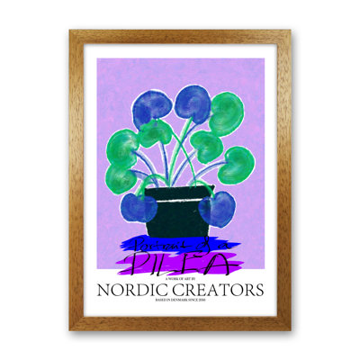 Portrait Of A Pilea - Print