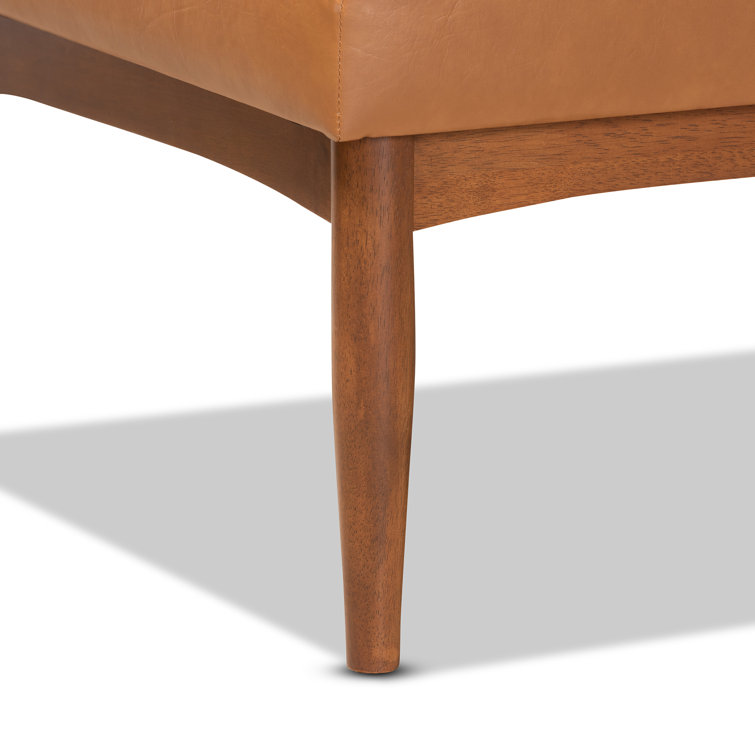 Gilburt Faux Leather Upholstered Bench