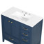 Meuble-lavabo 36 po avec lavabo, armoire à fermeture en douceur, lavabo en céramique, structure en bois massif, autoportant-1894881623