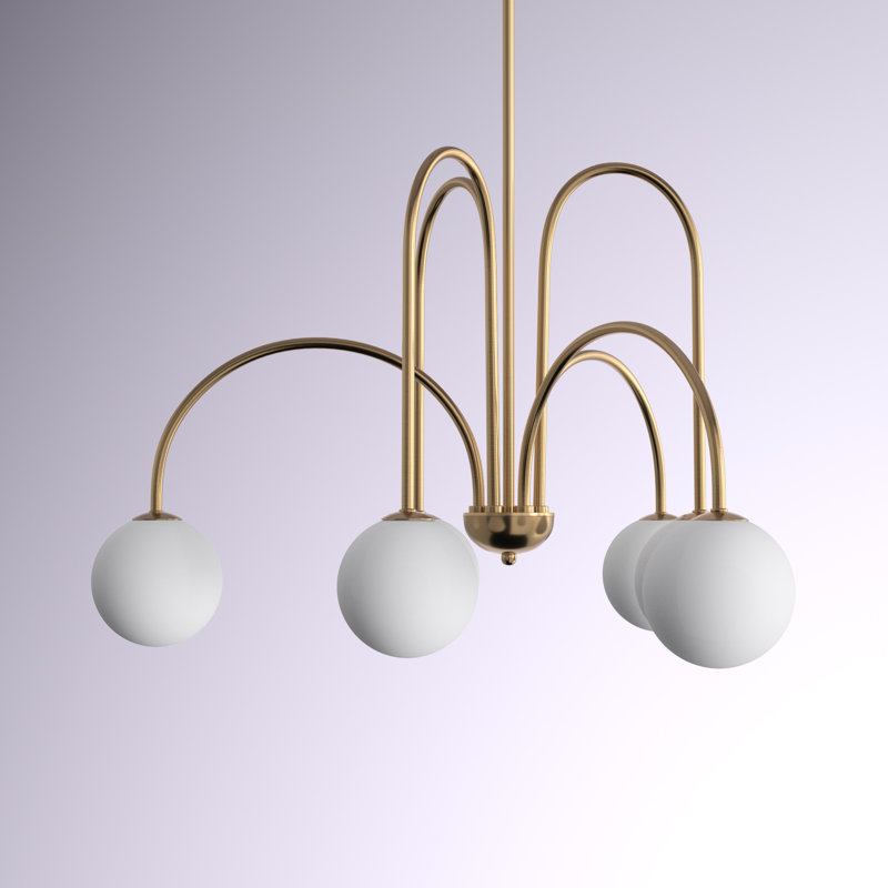 Abrial 6-Light Sputnik Chandelier - 25.98 inch