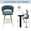 Ensemble de chaise de bar élégant et confortable avec pivot et repose-pieds, parfait pour la cuisine ou le bar.-1741992416-1741992419-1741992421