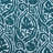 Claren Teal Seascape Swirls Printed Room Darkening Curtains for Living Room - Bedroom Single Panel-1399302825-1353245773