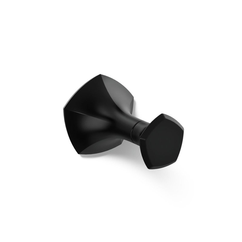 Occasion® Wall Mounted Robe Hook, Matte Black