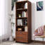 Armoire, moderne, 87 po, avec 4 tiroirs, bibliothèque et tiroirs, hauteur de 70,87 po